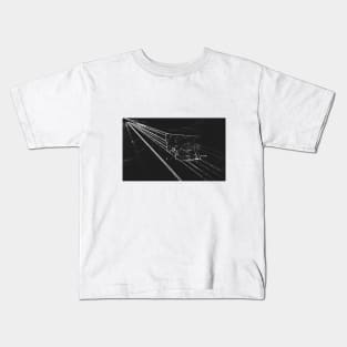 BLACK Electronic Underground #11 Kids T-Shirt